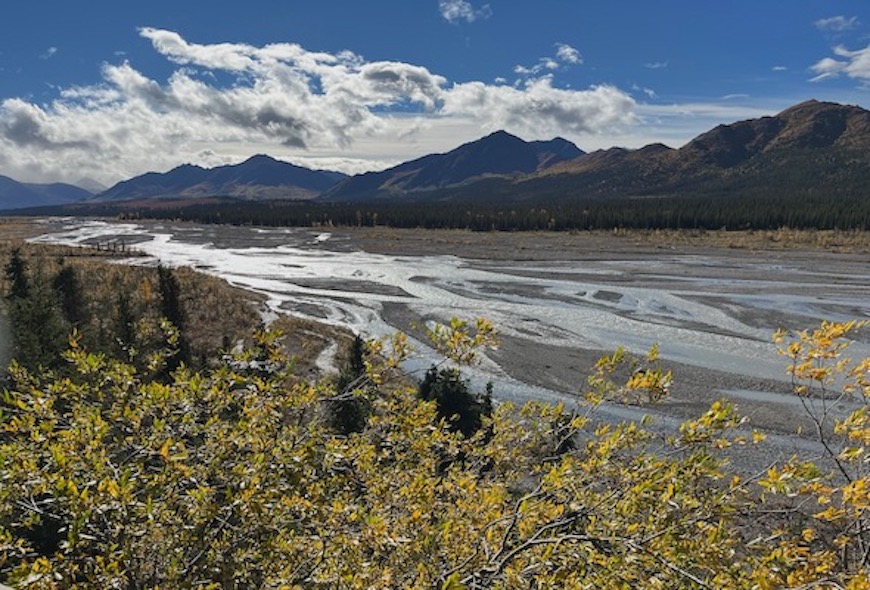 Braided river near Denali NP, AK