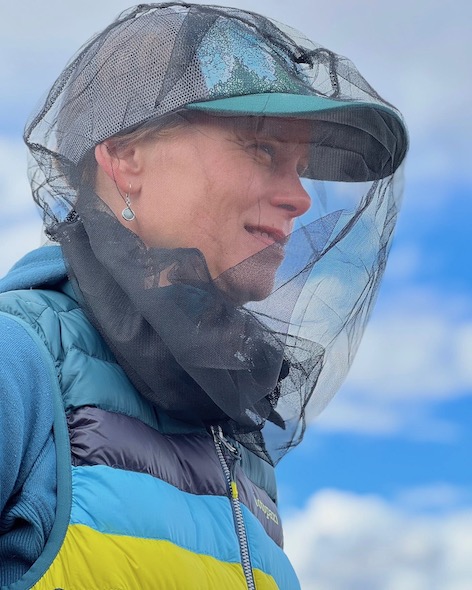 Debbie Huntzinger near Healy, AK