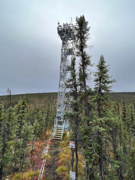 NEON flux tower at Caribou Poker Creek Experimental Research Station
