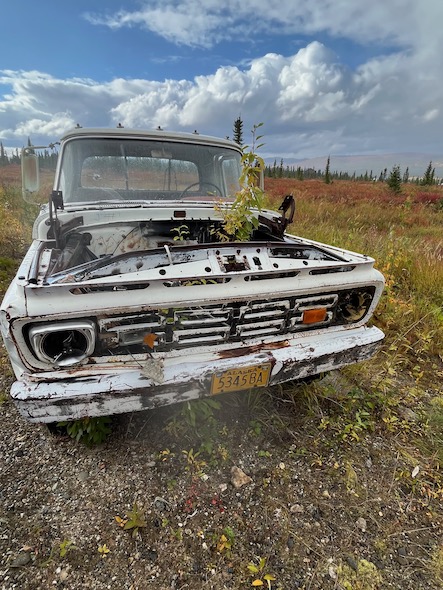 Truck near Healy, AK